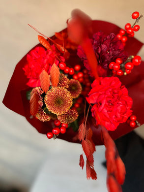 RØDjul - julebukett